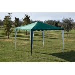 Gazebo Acciaio E Poliestere 3x3m Verde Tangeri
