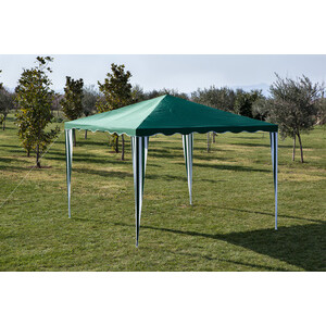 Gazebo Acciaio E Poliestere 2x2m Verde Tangeri