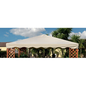 Top Ricambio P/Gazebo 3x3m Maxima ECRÙ in poliestere 400 g/mq spalmato in PVC