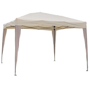 Gazebo Acciaio Pieghev 3x3m Tubi portanti d 20-25 mm
